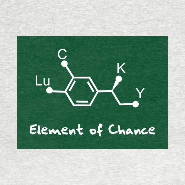 chemical formula of lucky by Typography Dose